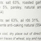 The Gourmet Collection Spice Blends Roasted Garlic, Rosemary & Sea Salt Blend - Rosemary Seasoning Salt for Cooking - Meat, Fish