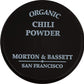 Morton & Bassett 100% Organic Chili Powder | Robust Blend for Tacos  Chili & Tex-Mex Dishes | Gluten Free  Salt Free  Non-GMO | 2.1 oz Jar
