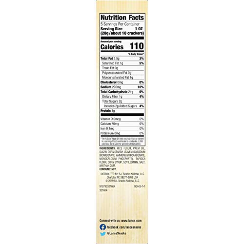 Lance Gluten Free ers  Original Baked  5 Oz Box