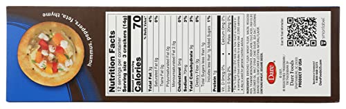 Dare Breton Cabaret  ers, No Artificial Flavors, 0g Saturated Fat, Plant-Based, 6.1 oz, Natural, Pack of 12