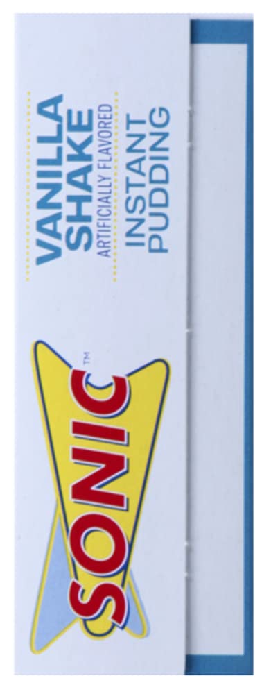 Sonic Instant Pudding, Vanilla Shake, 2.90 OZ (Pack of 3)