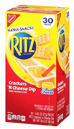 Nabisco Handi-Snacks Ritz Crackers N Cheese Dip - 30 Pack