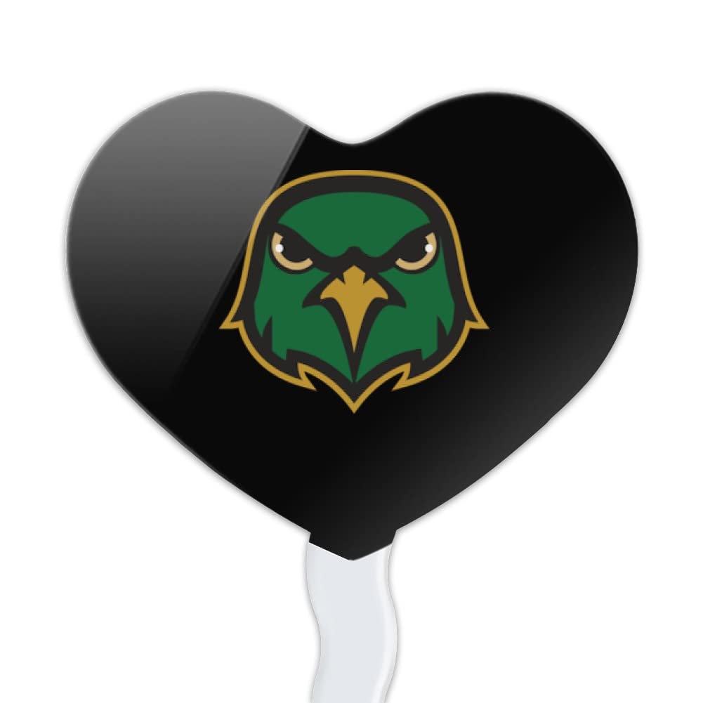 GRAPHICS & MORE Cupcake Picks Set of 6, Acrylic, Northern Virginia Community College, Heart Love Design, One Size