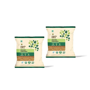 Organic Tattva, Organic Fenugreek 100 G | Pesticide And Chemical Free | With Natural Oils | Rich Aroma | Naturally Gluten Free |
