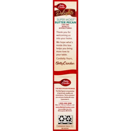 Six (6) Pack Betty Crocker Super Moist Butter Pecan Cake Mix Bundle Bundle Of 6-Items