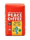 Peace Coffee Twin Cities Blend Dark Roast (Sumatra, Peru, Honduras Origins) Organic Fair Trade Coffee, Whole Bean 20 Oz. Bag
