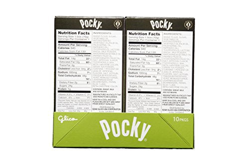 Pocky Biscuit Stick, Matcha Green Tea, 2.47 Ounce (Pack Of 10)