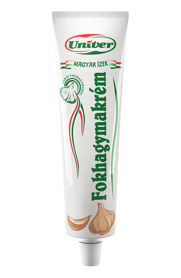Univer Hungarian Garlic Paste - Authentic Eastern European Flavor, Rich & Smooth Cooking Paste, 160g Tube