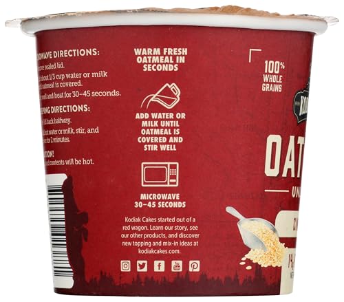 Kodiak Cakes - Oatmeal Cinnamon In A Cup - Case Of 12 - 2.12 Oz