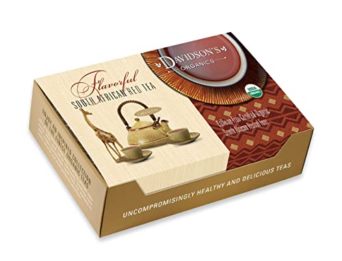 Davidsons Organics, Rooibos Spiced Chai, 100-Count Individually Wrapped Tea Bags