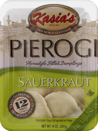 KASIAS Pierogi, Sauerkraut, 14 Ounce (Pack of 6)