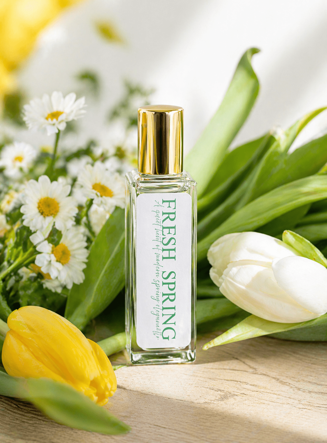 Fresh Spring Pulse Point – Natural Floral Perfume Roll-On for Women | Light Spring Scent