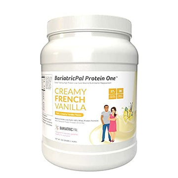 Protein ONE Complete Meal Replacement with Multivitamin, Calcium & Iron by BariatricPal - Creamy French Vanilla (15 Serving Tub)