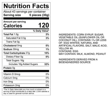 Bulk Saltwater Taffy, 3 Pounds (Orange/Vanilla)