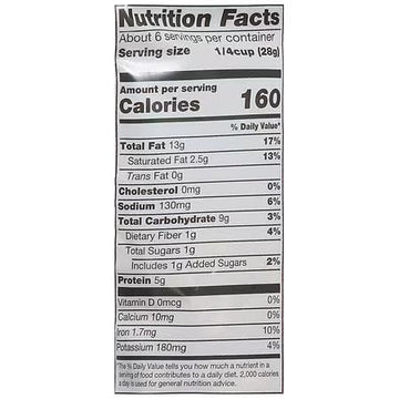 Generic Sea Salt & Pepper Cashews Snack Mix - 6 oz Bag, Keto Friendly, Low Carb, Crunchy Roasted Nuts