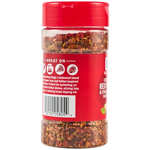 McCormick Seasoning, Crushed Red Pepper & Italian Herbs, Robust Italian Seasoning for Garlic Bread, Pasta, Dip and More, 2.64 oz