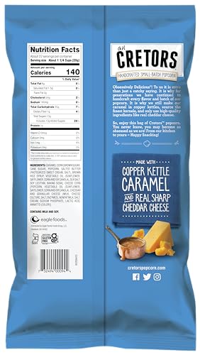 G.H. Cretors, The Mix, Cheese & Caramel Flavor Popcorn 22 Oz