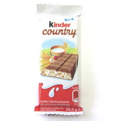 Kinder Country Milk Chocolate With Rich Milk Filling (9'S), 211.5Grams