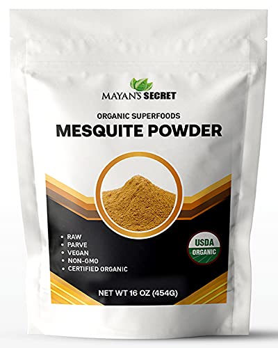 Mayans Secret Mesquite Powder Non-GMO Vegan Protein Superfood 16 Ounces