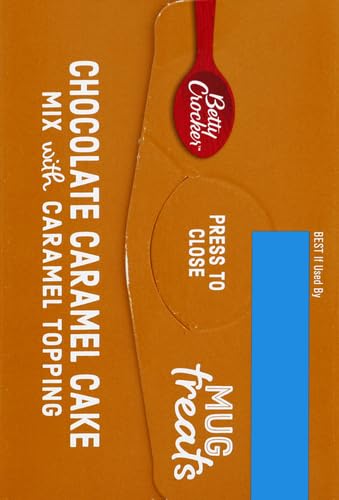 Betty Crocker Mug Treats Chocolate Caramel Cake Mix with Caramel Topping, 4 Servings, 12.5 oz.