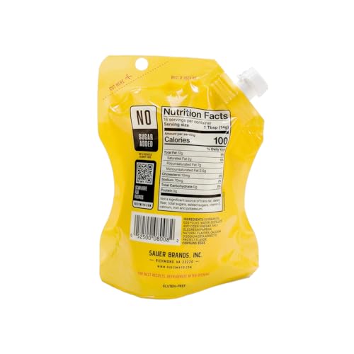Dukes Real Mayonnaise Pouch - Original Smooth & Creamy Taste, 8 Ounce (Pack of 1)