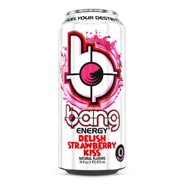WESTERNMBY Bang Energy Drink, 16 Fl Oz, 12 Pack, Delish Strawberry Flavor