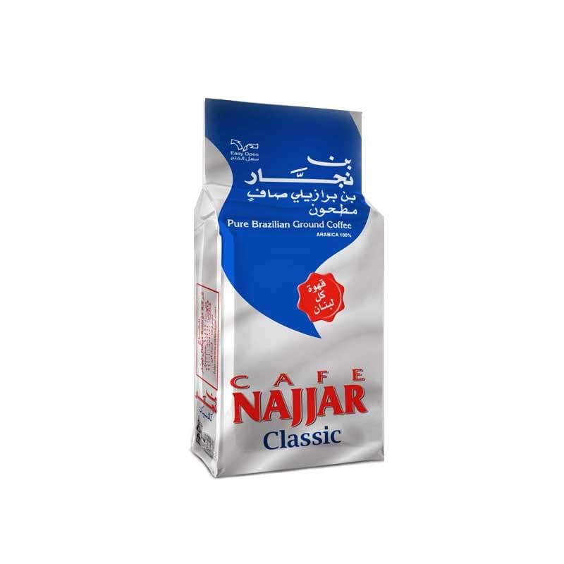 Caf   Najjar, Turkish Coffee, 100% Arabica Coffee Beans, Ground Coffee, Dark Roast, Lebanese Coffee, Arabic Coffee, Coffee Bever