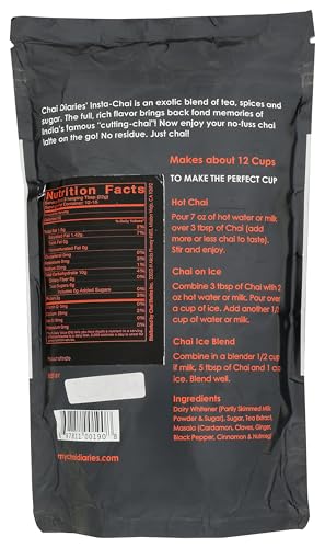 Chai Diaries Masala Chai Tea, 14 Ounce, Authentic Indian Spice Blend, Perfect for Brewing