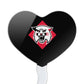 GRAPHICS & MORE Cupcake Picks Set of 6 - Acrylic Heart Toppers for Davidson College - One Size