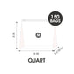 900 Count- Bulk Slider Stand Up Storage Bags, Quart Size (36 Packs Of 25) Bpa-Free, Expandable Bottom, Leak Proof