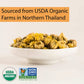 Incas 100% USDA Organic Chrysanthemum Tea - 3.53 oz Non-GMO, Caffeine Free, Gluten Free, Vegan, Antioxidant-Rich, Sourced from Thailand
