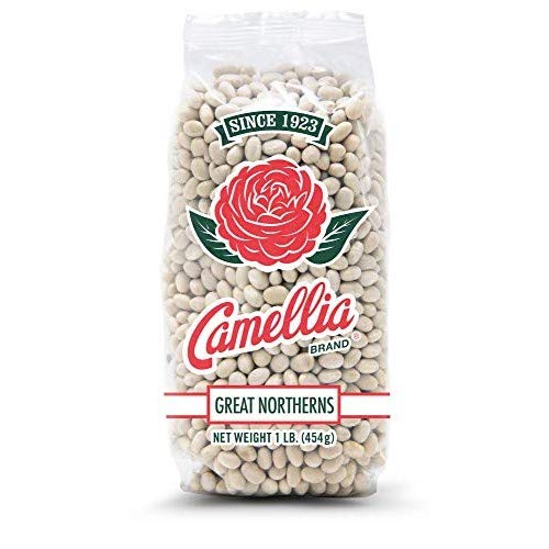 Camellia Brand Dried Great Northern Beans, 1 Pound (Pack of 6)