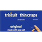 Triscuit Thin Crisps Original Whole Grain Wheat Crackers, Vegan Snacks, Bulk Snack Crackers, 6 - 7.1 oz Boxes