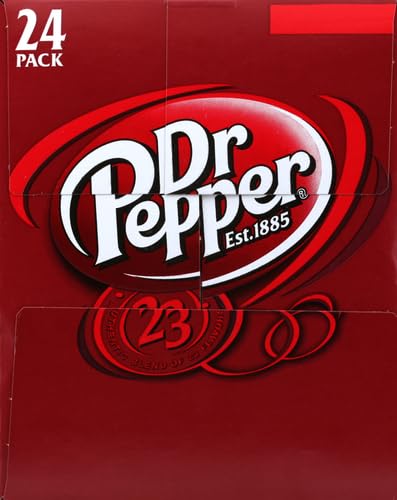 Dr Pepper Soda Pop, 12 Fl Oz, 24 Pack Cans