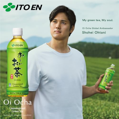 Ito En Tea Oi Ocha Green Tea  Unsweetened  16.9 Ounce (Pack of 12)