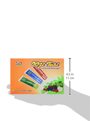 Kidsmania Ooze Tube Oozing Taste Blue Raspberry/Cherry/Green Apple, 4 Ounce (Pack Of 12)