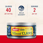 Snows Wild Caught Minced Clams, 6.5 oz Can, 5g Protein, Gluten Free, Keto Friendly, 99% Fat Free