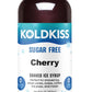 KoldKiss Sugar Free Cherry Shaved Ice, Hawaiian Shaved Ice & Snow Cone Syrup - 16 Fl Oz Pints | Perfect for Parties, Milkshakes,