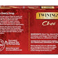 Twinings New Chai Black Tea Individually Wrapped Bags, 50 Count (Pack Of 6), Sweet, Savoury Spices, Caffeinated, Enjoy Hot Or Ic