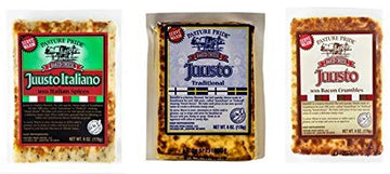Juusto Variety Baked Bread Cheese-Juusto, Juusto Bacon & Juusto Italiano - 3 pack