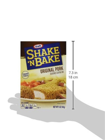 Shake 'N Bake ORIGINAL PORK Seasoned Coating Mix 5oz. (3 Boxes)