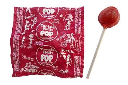 Red Raspberry Only Tootsie Pops Bulk Candy 60 Count Lollipops Suckers Variety Value Pack Aprox. 2.5 Lbs (40 Oz) Packaging Might