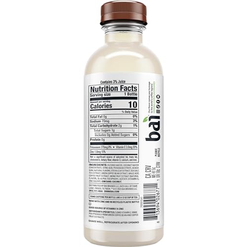 Bai Antioxidant Infused Water Beverage  Madagascar Coconut Mango  with Vitamin C and No Artificial Sweeteners  18 Fluid Ounce Bottle  12 Pack