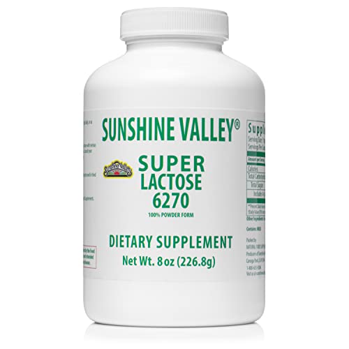 Sunshine Valley® Super Lactose Powder Sugar - Low Carb Sweetener, 8 Ounce, White