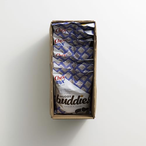Chex Mix Muddy Buddies Cookies and Cream 4.25 oz (Pack of 7)
