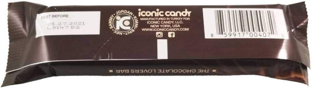 Barnone Chocolate Bar | Chocolate Wafer – Pure Milk Chocolate - Peanuts | A Chocolate Lover’S Candy Bar | Barnone Chocolate Bar Brought To You By Iconic Candy | 24 Count
