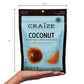 Craize Coconut Crisps | Gluten Free, Vegan, Kosher, Toasted Corn Crackers | 3 pack, 4 oz each