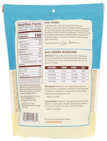 Bobs Red Mill 7 Grain Hot Cereal, 25 Oz