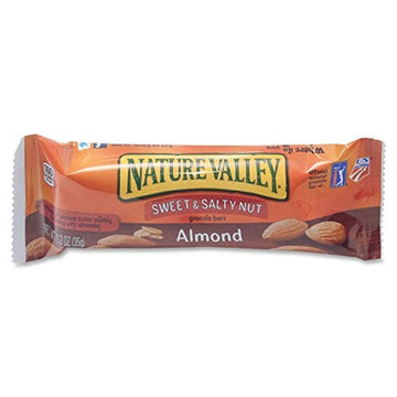 Nature Valley Granola Bars, Sweet And Salty Nut Almond Cereal, 1.2 Oz Bar, 16/Box