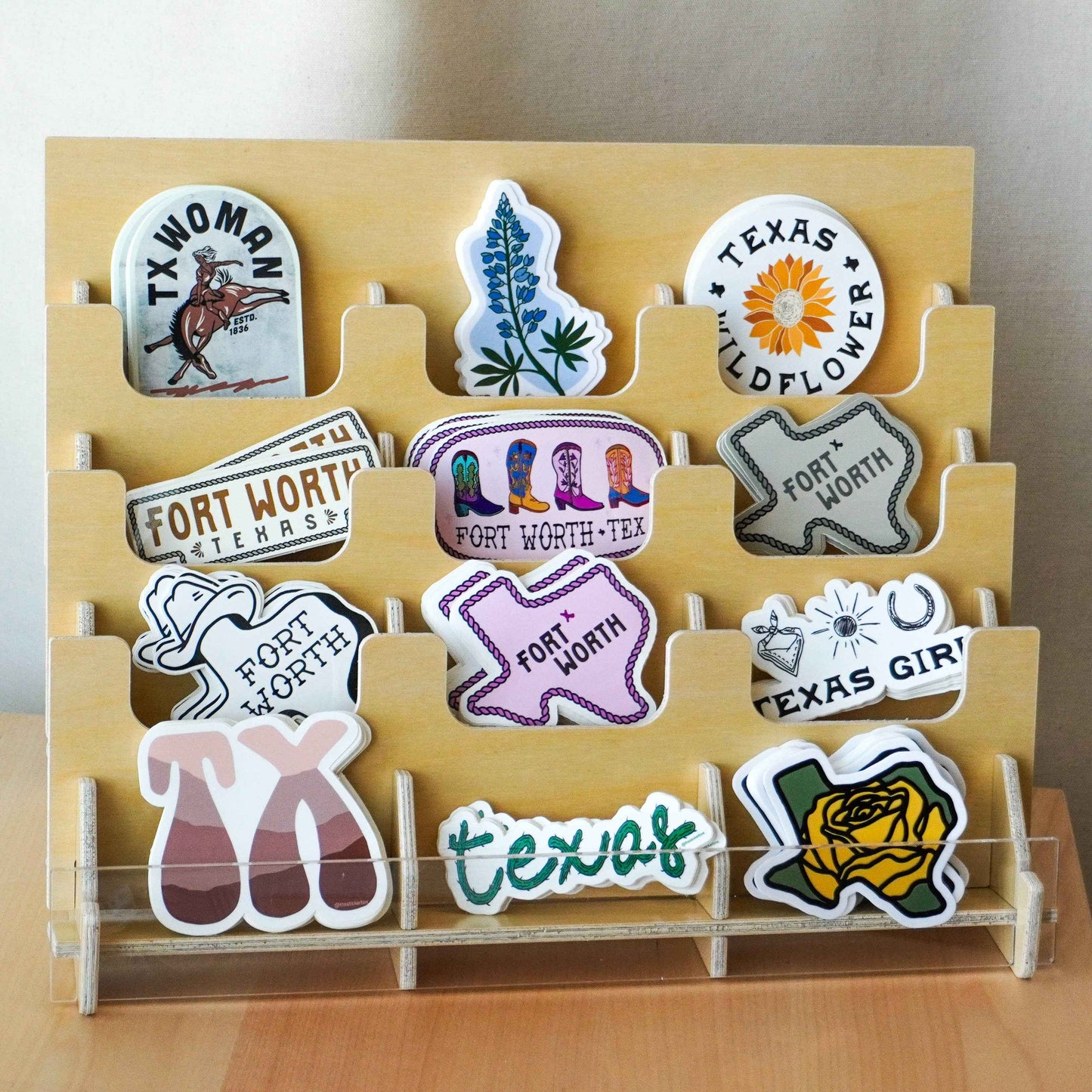 Texas Stickers Waterproof